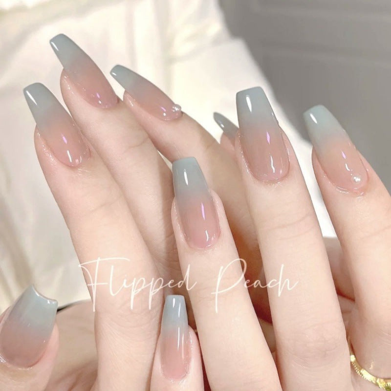 Handmade Nail Spring Essential Nail Enhancement Gradual Ice Nude Color