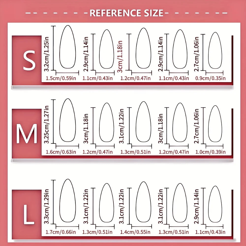 10PCS of handmade press on fake nails, cyberpunk wearable nails, finished nail art, long pointed adhesive fake nails.