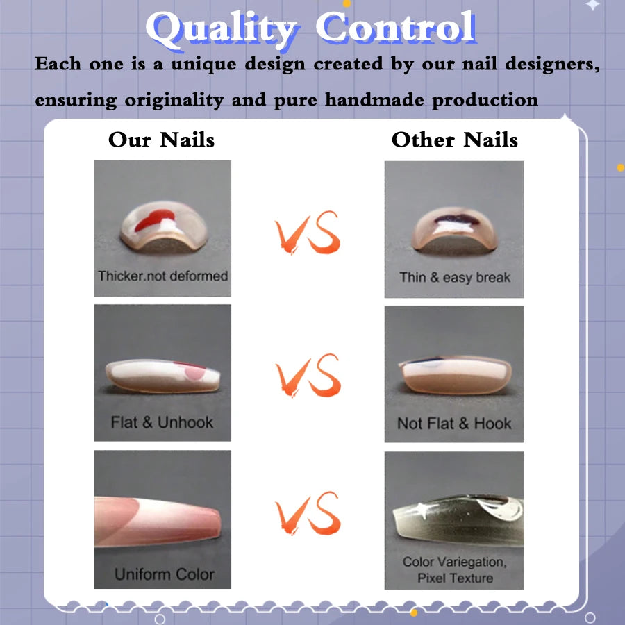 10pcs Handmade Long Stiletto Press On Nails, Nude Pink Burgundy Retro French with Gold Swirl & 3D Star Beads